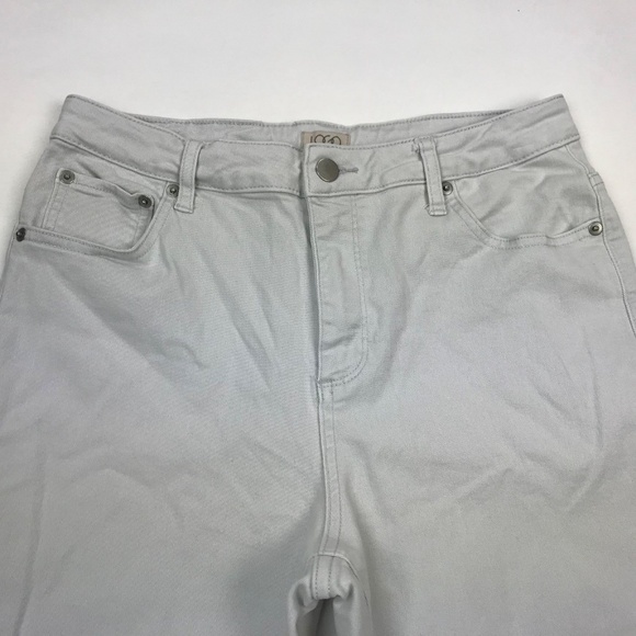 LOGO Lori‎ Goldstein Fly Front 5 Pocket Crop Jeans - Picture 4 of 7